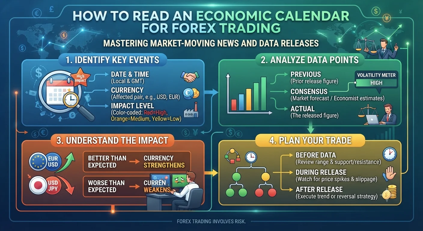 How to Read an Economic Calendar for Forex Trading